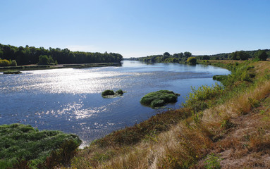 Loire valley in loiret region