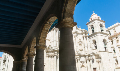 San Cristobal Cathedral, the Havana Cathedral, in Old Havana, Cuba