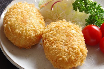 ポテトコロッケ　コロッケ　和食　家庭料理