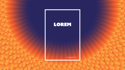 Abstract Colorful Minimalist 3D Geometric Background Design - Vector Illustration