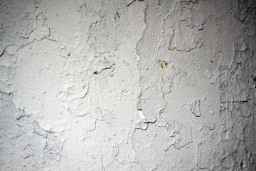 Old concrete wall with rust and cracks