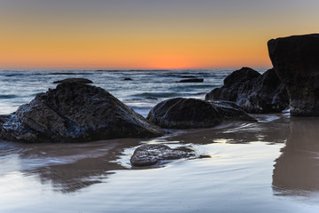 Clear Skies Sunrise Seascape