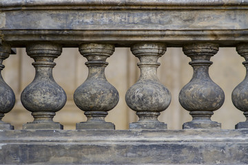 Elements of stone handrails