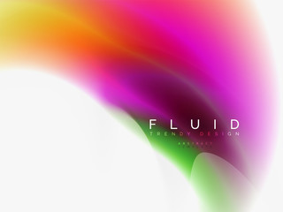Background abstract fluid colors design