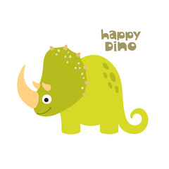Cute dino illustration
