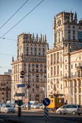 Minsk Clock on the Forecourt © Iliya Mitskavets