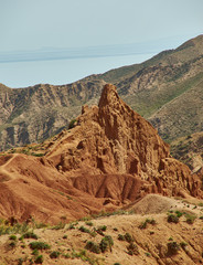 Fairy Tale Canyon, Kyrgyzstan.