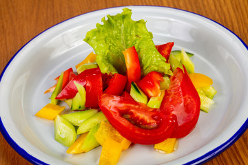 Vegetable tomato salad