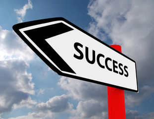 success road sign