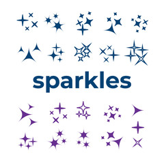 Bright firework, decoration twinkle, shiny flash. Sparkle lights vector