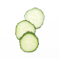 Green fresh cucumber