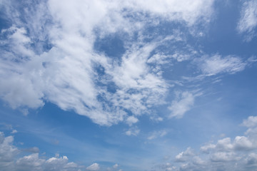 Fototapeta na wymiar Bright blue sky and clouds
