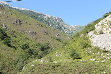 Fototapeta na wymiar Montañas Asturianas