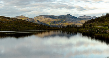 Lake by the nountains