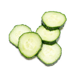 Green fresh cucumber
