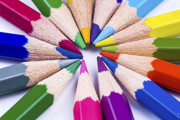 Fototapeta premium Colorful crayons