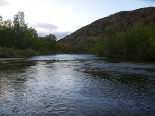 Mountain stream in Sweden