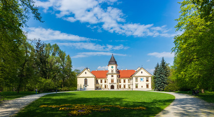 Naklejka premium the Tarnowski castle in Tarnobrzeg
