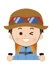 登山ガイド　男性