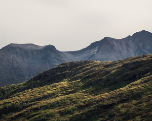 Norwegian mountains and hills