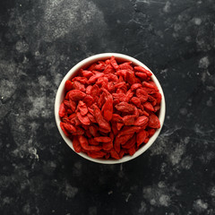 Dried fruits of Goji berries or wolfberry