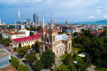 Obraz premium Cathedral of the Nativity of the Blessed Virgin Mary in Batumi.