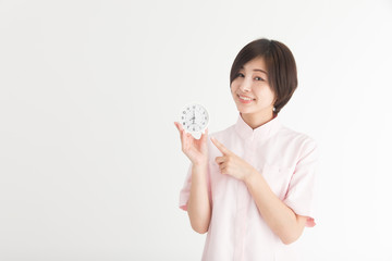 看護師・白バック