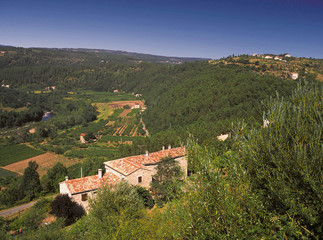 Obraz premium gorges of the ardeche france