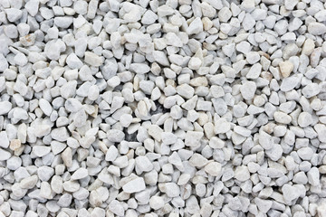White small road stone background, gravel pebbles stone texture seamless texture, granite,marble