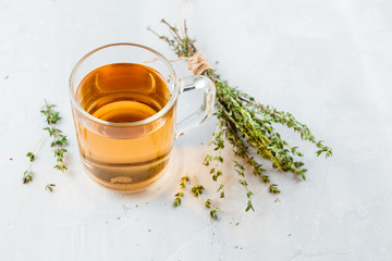 Thyme herbal tea