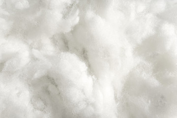 White cotton texture is soft, fluffy wadding background - obrazy, fototapety, plakaty
