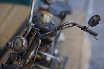Beautiful metal motorcycle toy model 