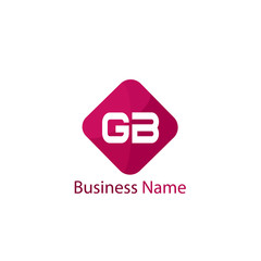 Initial Letter GB Logo Template Design
