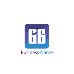 Initial Letter GB Logo Template Design
