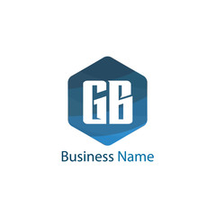 Initial Letter GB Logo Template Design