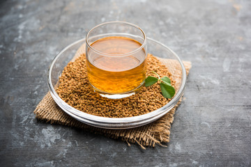 Fenugreek Seeds or Methi Dana drink by soaking it in water overnight. helpful in weight loss,...