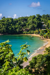 Amazing tropical beach in Trinidad and Tobago, Caribe