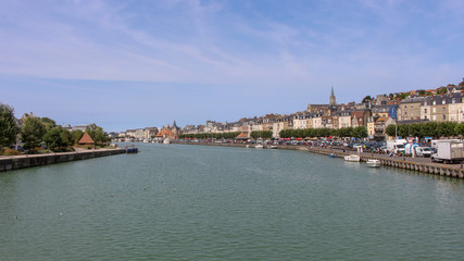 Fototapeta na wymiar Trouville-sur-mer, Normandie, France 