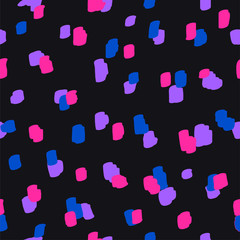 Beautiful abstract seamless pattern. Handcrafted artistic style. Perfect for textile, wrapping, web and all kind of decorative projects. Vector illustration.