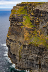 Cliffs of Moher with rocks and ocean