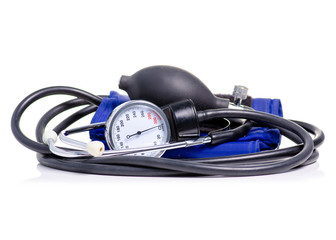 Tonometer health equipment medical on white background isolation
