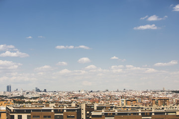 Fototapeta premium Skyline madrid