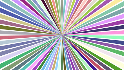 Colorful hypnotic abstract striped ray burst background design - vector blast illustration