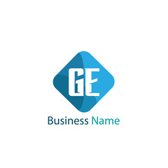 Obraz premium Initial Letter GE Logo Template Design