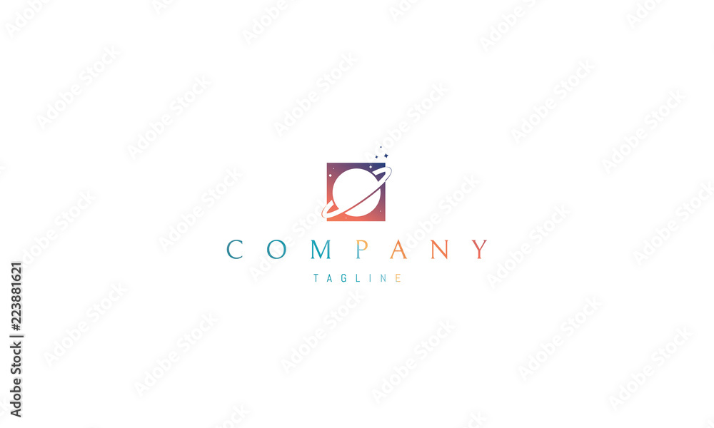 Canvas Prints saturn vector logo image