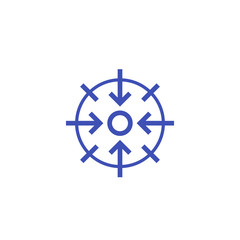 Obraz premium specific focus vector icon