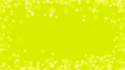 Fototapeta premium Abstract background with a variety of colorful snowflakes. Big and small.