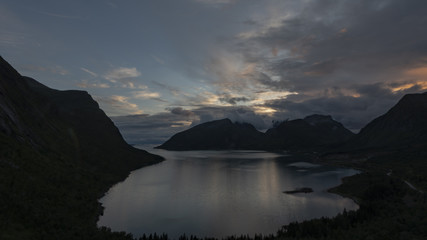 Ausssicht vom Bergsbotn - Senja Island, Norway