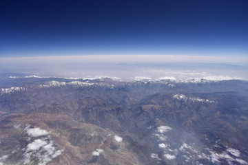 Fototapeta na wymiar View from plane 