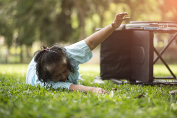 Parkinson and alzheimer female senior elderly patient  fall unconscious from a wheelchair ;Heart attack old woman, patients do not help themselves; senior woman